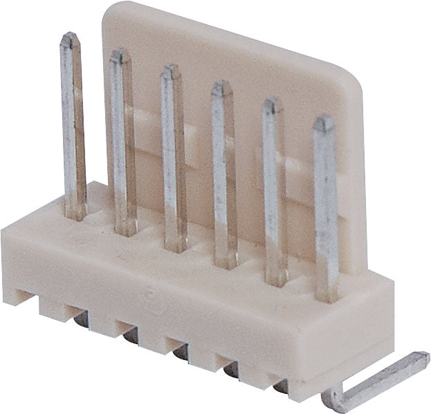 Pluggable Header 6 Way 2.54mm 90 Deg. PCB Mount Pin Header P5516