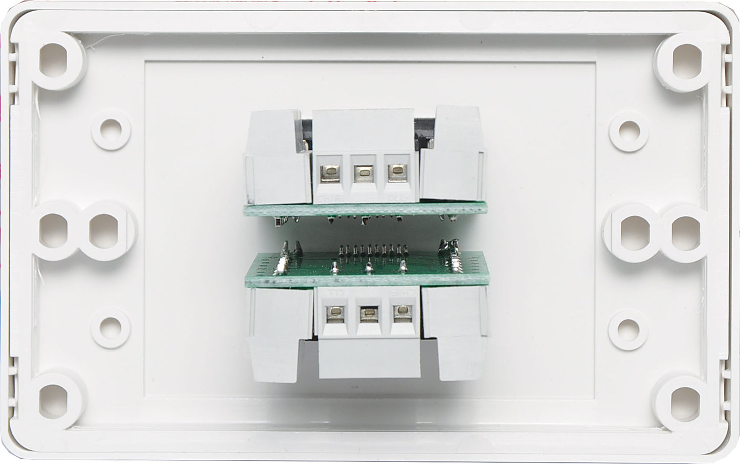 Wall Plate Dual VGA Dual Cover - Screw Terminals P5921