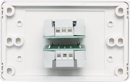 Wall Plate Dual VGA Dual Cover - Screw Terminals P5921
