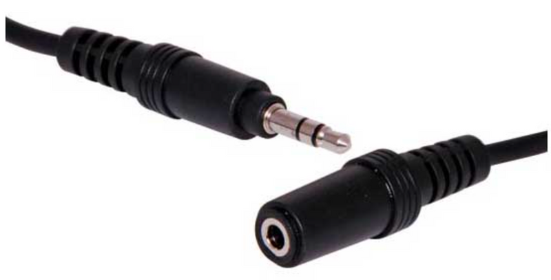 Audio Lead 3.5mm Stereo Plug To 3.5mm Stereo Socket Cable 10m -  P6016A