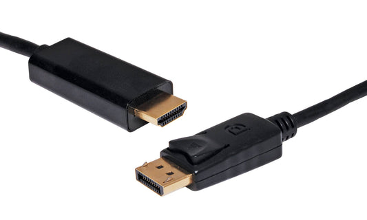 DisplayPort Male to HDMI Male Adapter Lead 2m P6556
