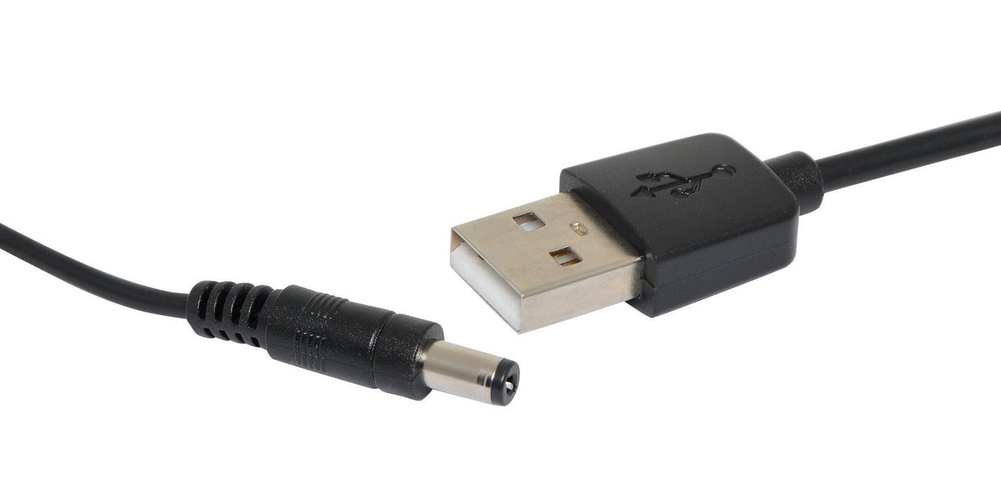 DC Power Cable USB Type A Male To 2.1mm DC Plug 1m P6701A