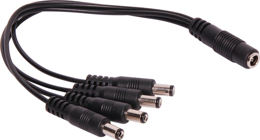 DC Power Cable 0.2m 2.1mm DC Socket To 4 X DC Plug Cable P6716