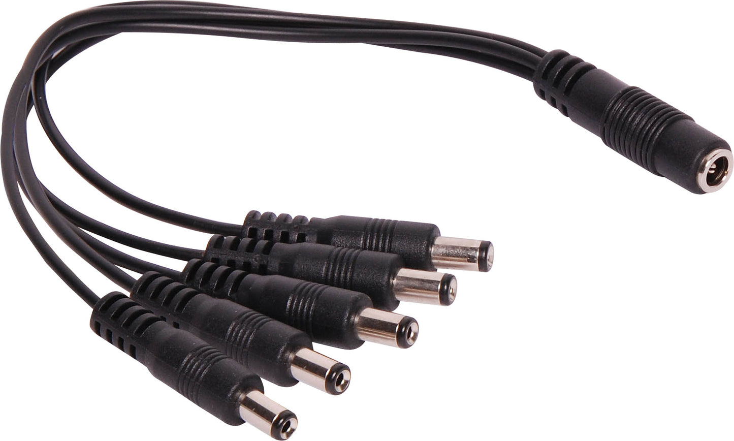 DC Power Cable 0.2m 2.1mm DC Socket To 5 X DC Plug Cable P6718