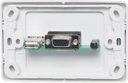 Wall Plate VGA / USB Plug Connection Clipsal 2000 P6849A