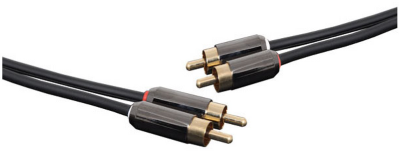 Audio Lead Stereo Dual RCA Male to Dual RCA Male Cable 0.75m  P7250A