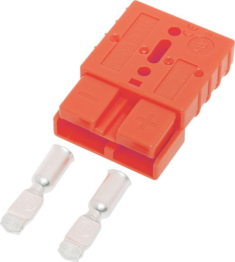 Anderson Style Power Plug High Current DC 50A 600V Orange P7766