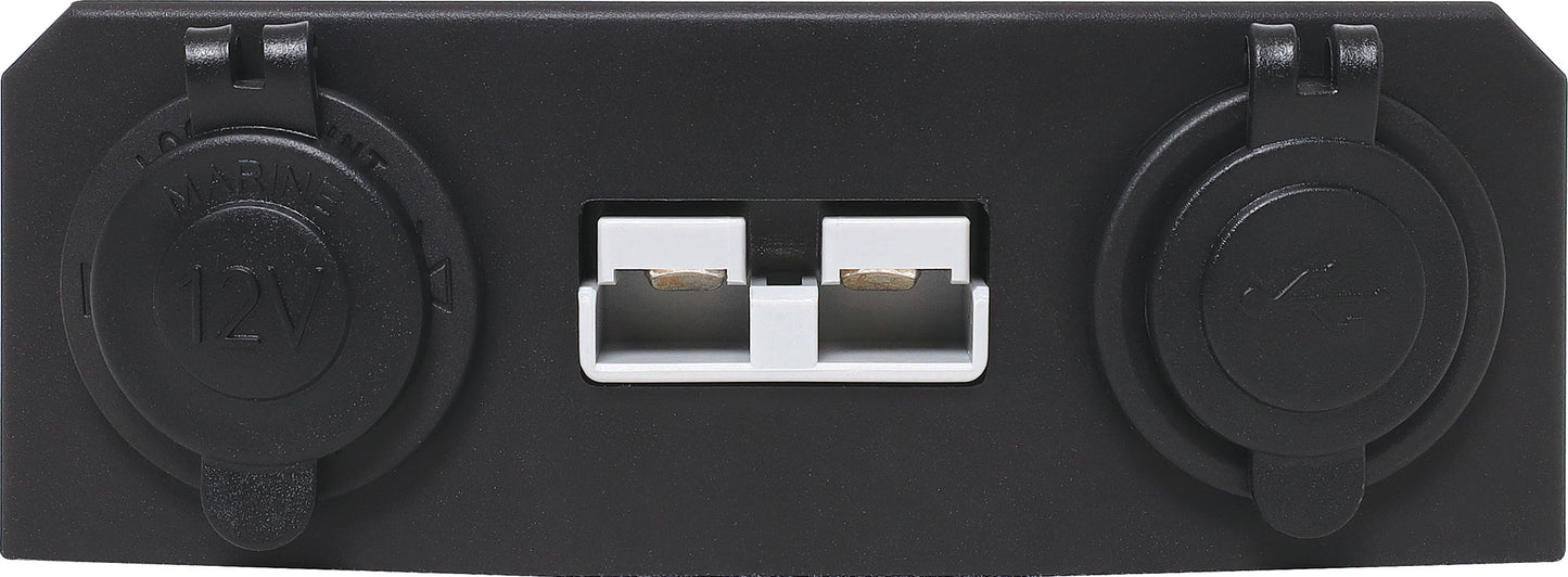 DC Power Connectors Surface Mount Anderson Style SB50 With Car Accessory / USB P7787