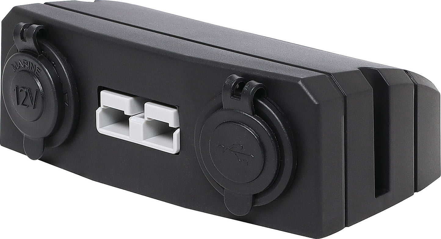 DC Power Connectors Surface Mount Anderson Style SB50 With Car Accessory / USB P7787