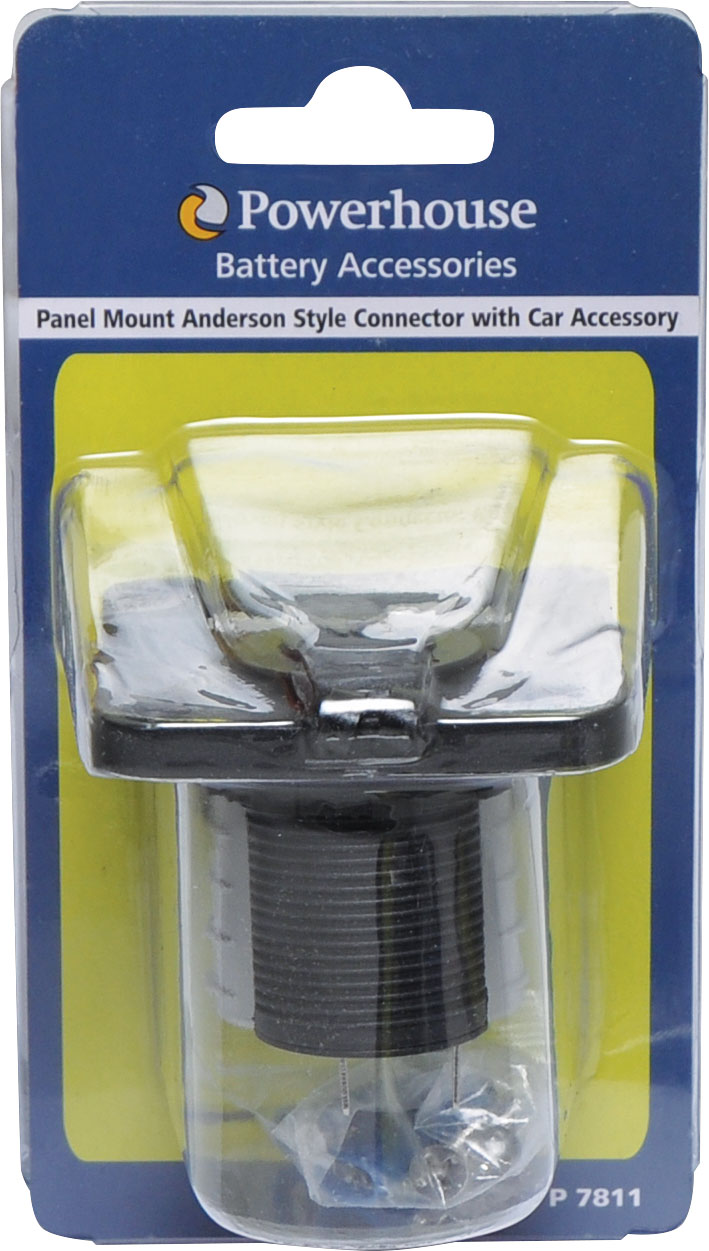 Panel Mount Anderson Style Connector with Car Accessory P7811