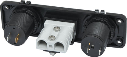 DC Power Connectors Panel Mount Anderson Style With Car Accessory / USB P7812
