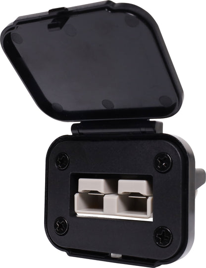 DC Power Connectors Panel Mount SB50 Anderson Style Connector With Flip Up Cover P7813