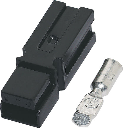 DC Power Connectors 75A 600V Black PowerPole Style High Current DC Anderson Plug P7818B