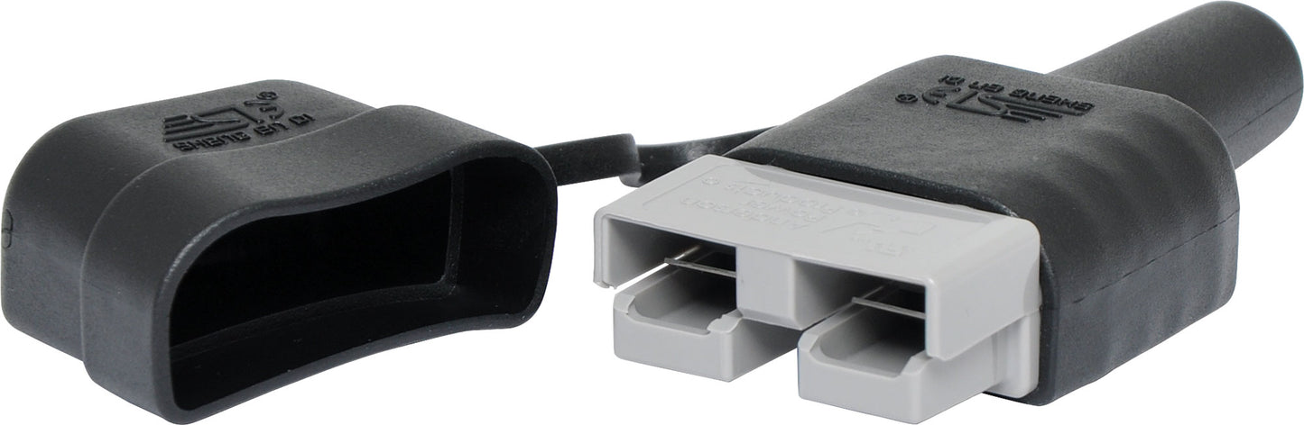 DC Power Connectors Boot and Cover to suit 50A Anderson Plugs Black P7872