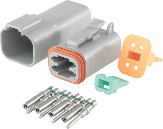 DC Power Connectors 4-pin 13A IP67 Weatherproof Connector P7884