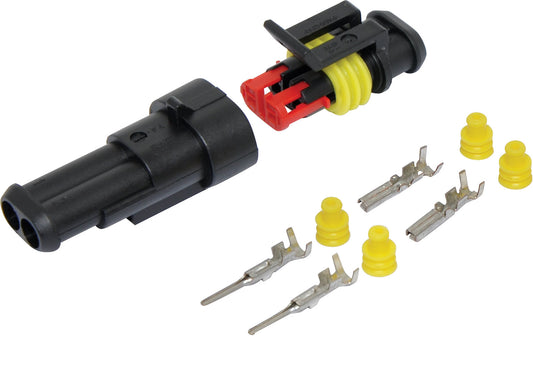 DC Power Connector Weatherproof Multipole DC Connector 2 pole 14A P7892