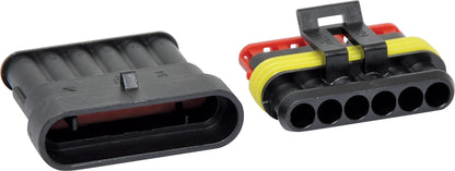 DC Power Connector Weatherproof Multipole DC Connector 6 pole 14A P7896