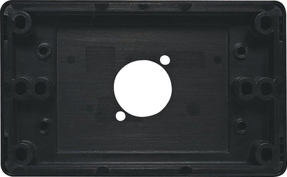 Wall Plate For D Series Connector Black P8021