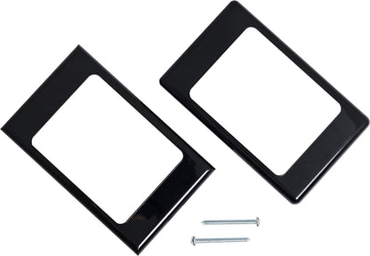 Wall Plate VGA 3.5mm HDMI Dual Cover - Fly Leads Black PB5947
