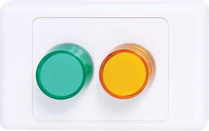Wall Plate For Dual S4030-S4035 Panel Lamps P8032