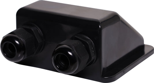 Solar Cable Dual Entry Point Gland Black P8059