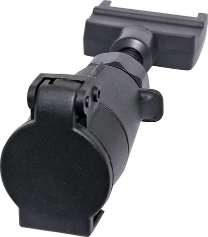 DC Power Connector 7 Pin Flat Plug To Large 7 Pin Round Socket Adapter P8089