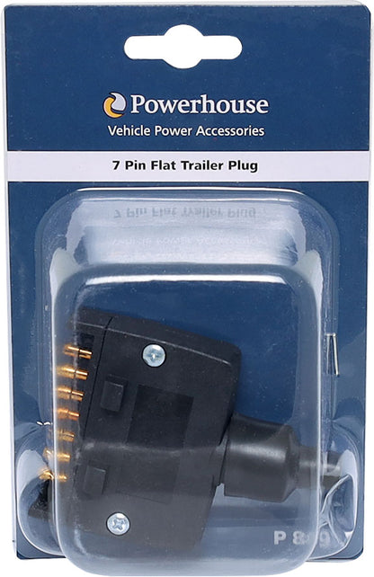 DC Power Connector 7 Pin Flat Trailer Plug P8092