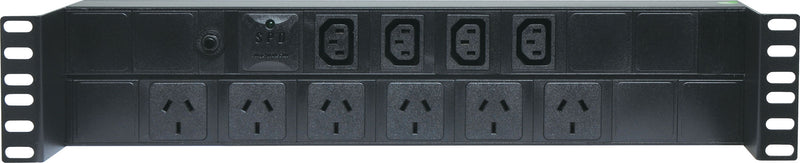 Rack Mounted Surge Protected 10 Way Power Board P8167