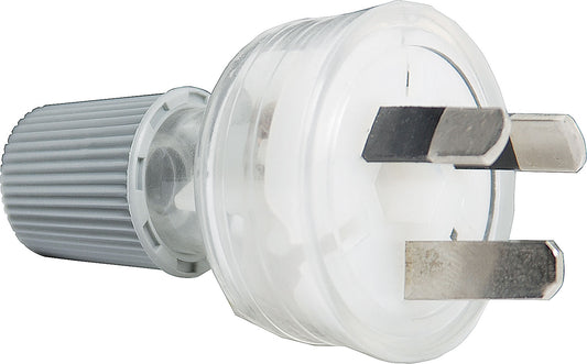 Mains Plug 3 Pin 10A Clear HPM P8215