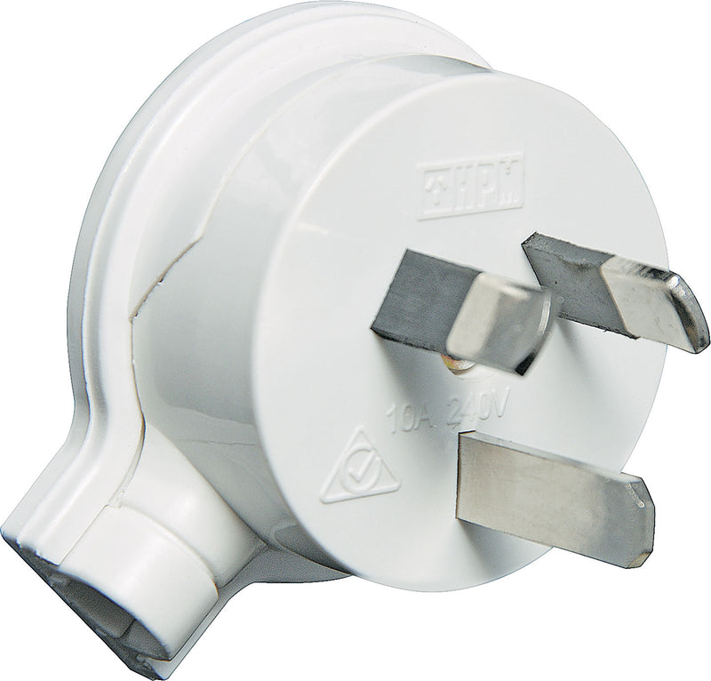 Mains Plug HPM 3 Pin 10A Side Entry P8220