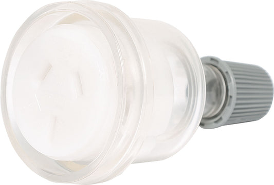 Mains Socket 3 Pin 10A Clear HPM P8231