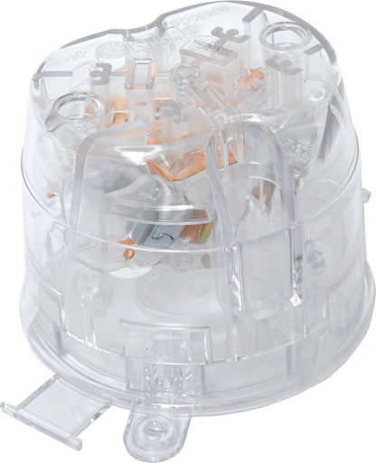 Mains Plug Base 3 Pin 10A Surface Mount HPM P8235