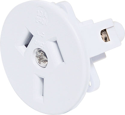 Mains Socket 3 Pin 10A Flush Mount (Side Wire Entry) P8241