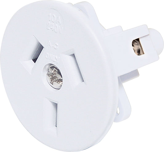 Mains Socket 3 Pin 10A Flush Mount (Side Wire Entry) P8241