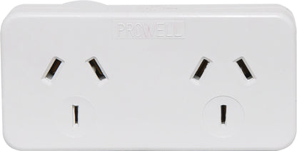 Power Boards & Filters Mains Double Right Adaptor P8250A