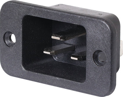 C20 Male Socket Chassis Mount 16A IEC P8315