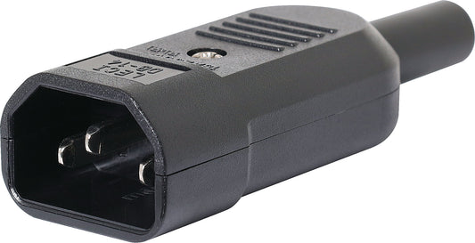 Mains Power 10A IEC Line Plug C14 Male 240V P8328B