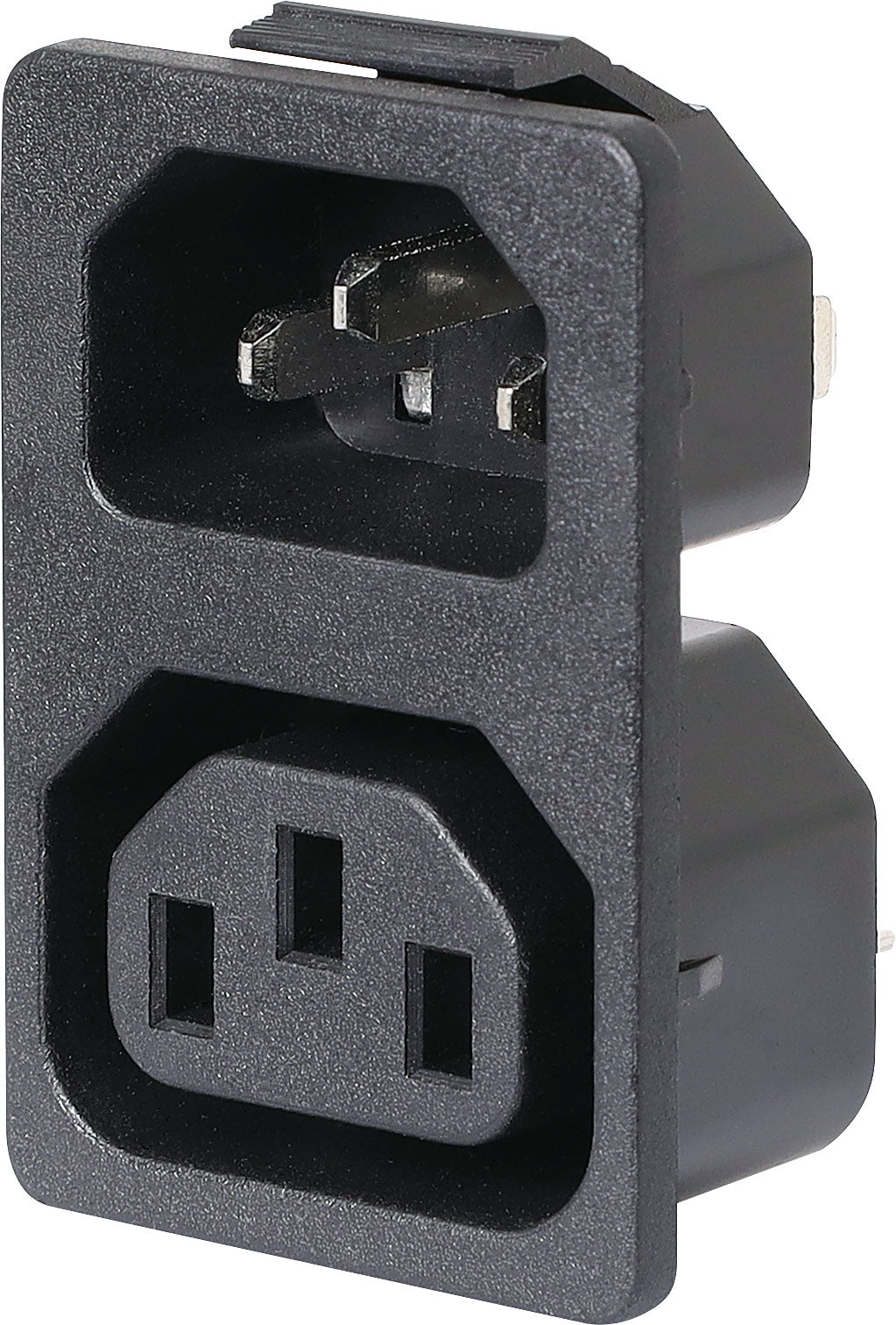 C13/C14 Socket Plug Combination Chassis Snap-In 10A IEC P8330A