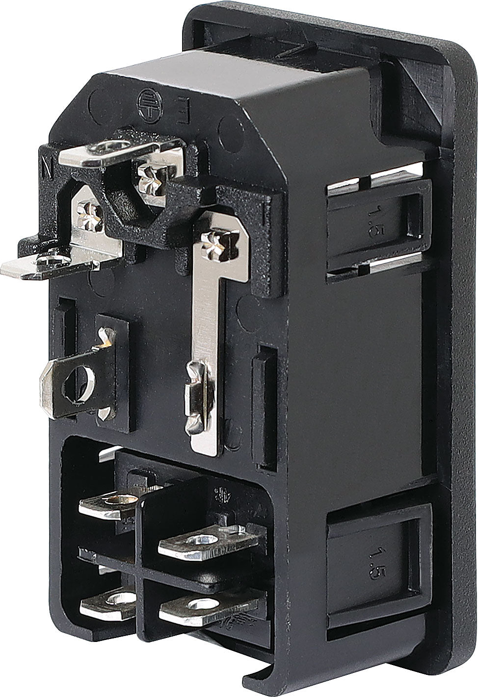 IEC Male Chassis Snap In Fused On/off Switch 10A P8341