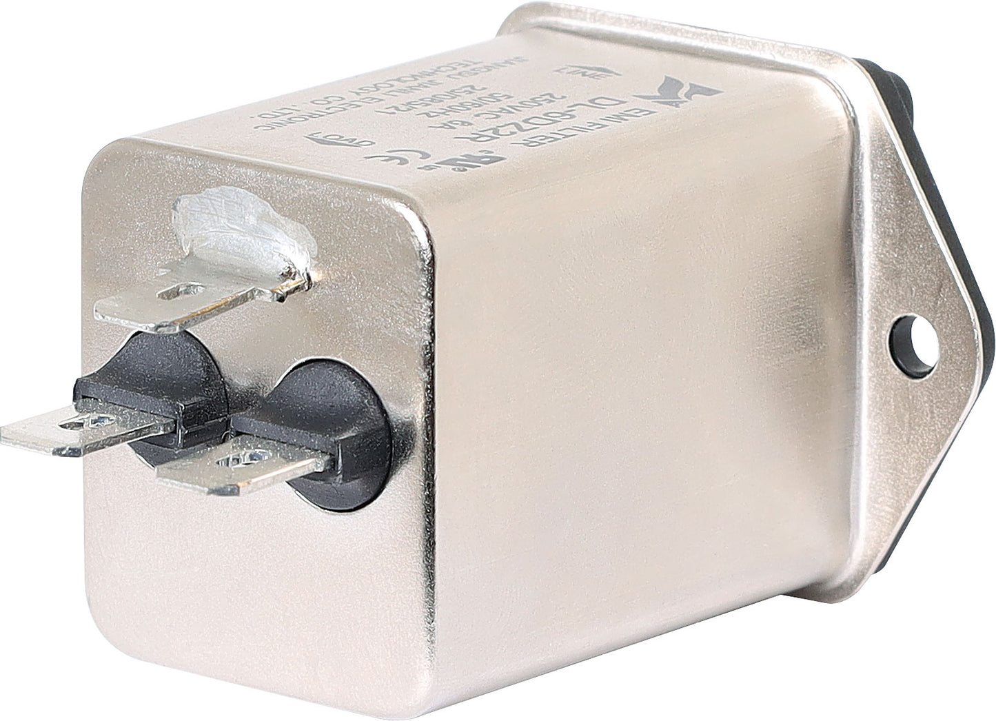 C14 Male Socket Chassis Mount Fused EMI Filter 6A IEC P8370A