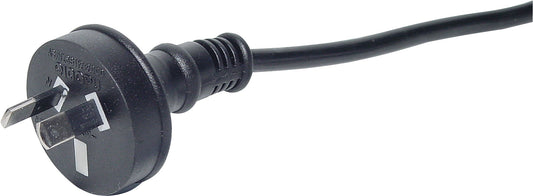 Mains Power Cable Bare Ends 2m 7.5A 2 Pin Black P8403C