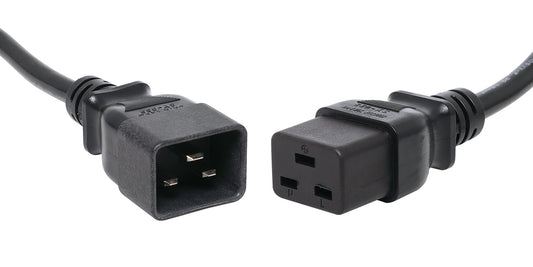 Mains Extension Power Cable IEC C20 Male to C19 Female 2m P8450A