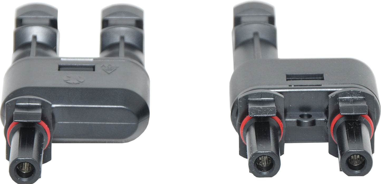 DC Power Cables IP67 MC4 Solar Panel 30A Y Adapter Pair P8611