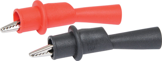 DC Power Connectors Crocodile Clip Test Probe Adapters Set of Red & Black P9184
