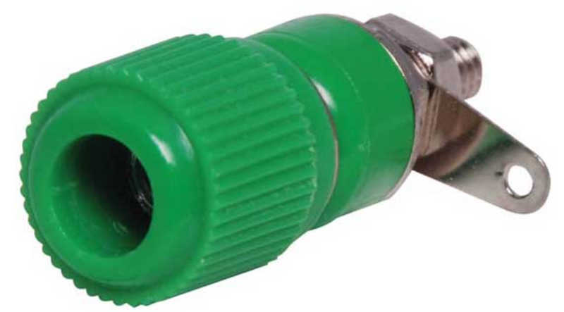 Banana Socket Plastic Binding Post Medium Duty Green - P9237