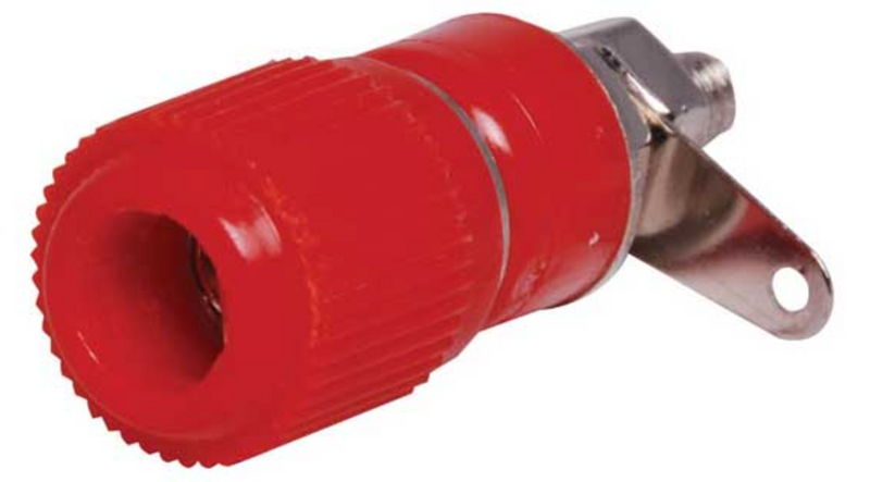 Banana Socket Plastic Binding Post Medium Duty Red - P9238