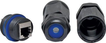 Modular RJ Connectors IP67 In-Line Weatherproof Cat6 Joiner P9304