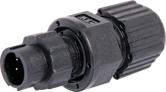Circular Connector 2 Pin 5A Locking Male Line IP67 Waterproof Plug P9342