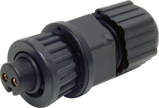 Circular Connector 2 Pin 5A Locking Female Line IP66 Waterproof Socket P9352