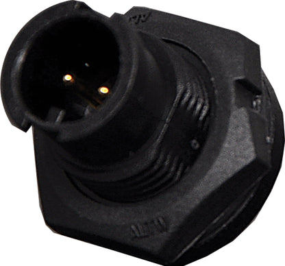 Circular Connector 2 Pin 5A Locking Male Chassis IP66 Waterproof Plug P9362